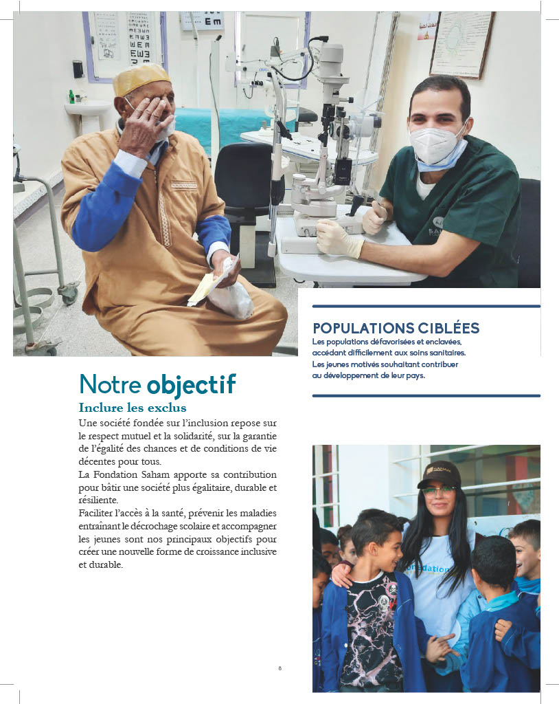 Fondation Saham – Conception Print d’un Livre Moral